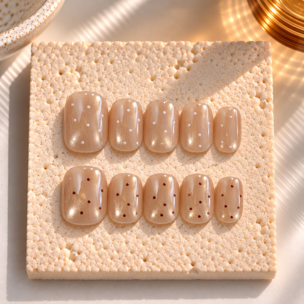 Champagne Fizz press-on nails