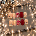 Cherry Bomb press-on nails